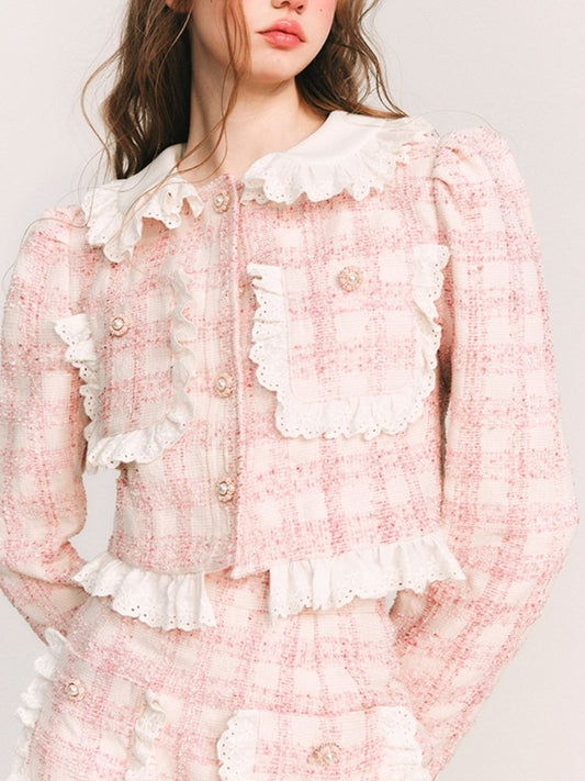 Chaebol Little Daughter Lace Jacket / Half Skirt【s0000000978】 - SCULTURE（エスカルチャー）