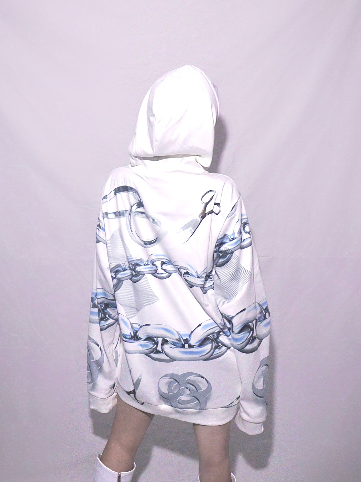 Chain Printing Loose Hooded Pullover【s0000000123】 - SCULTURE（エスカルチャー）