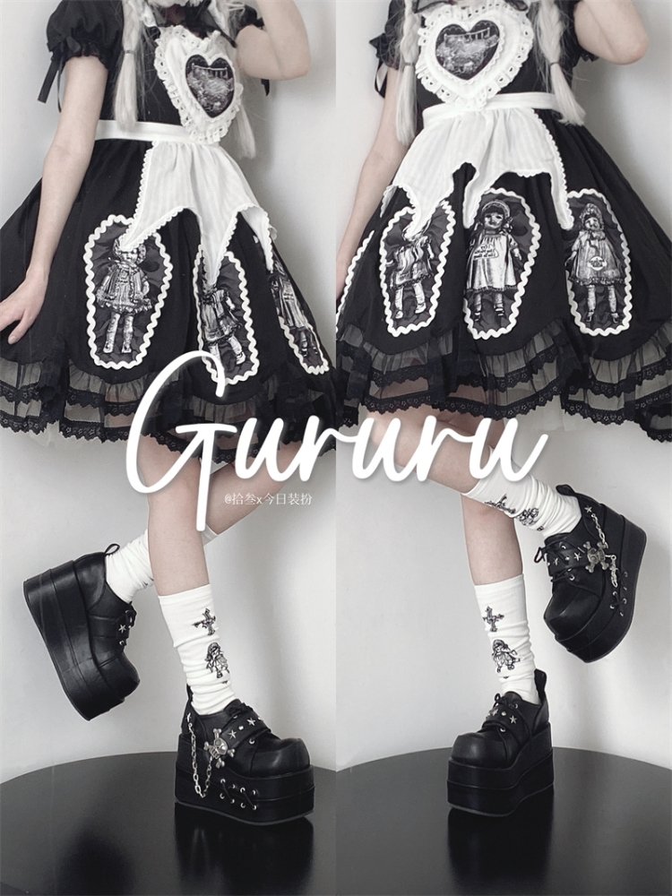 Cool punk skull platform shoes【s0000000003】 - SCULTURE（エスカルチャー）