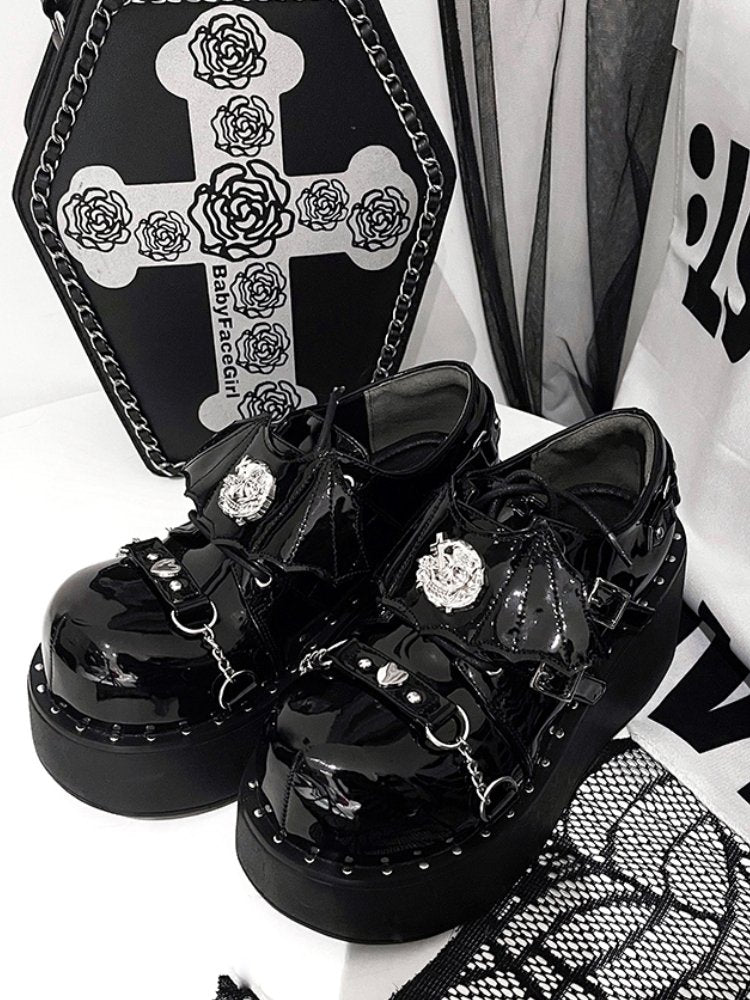 Dark gothic hot girl shoes【s0000000843】 - SCULTURE（エスカルチャー）