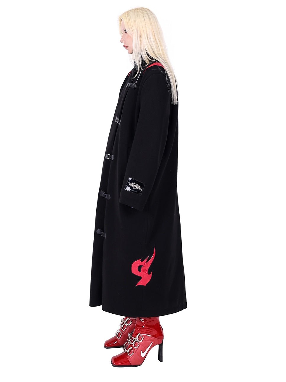 Flame LOGO Long Coat【s0000000362】 - SCULTURE（エスカルチャー）