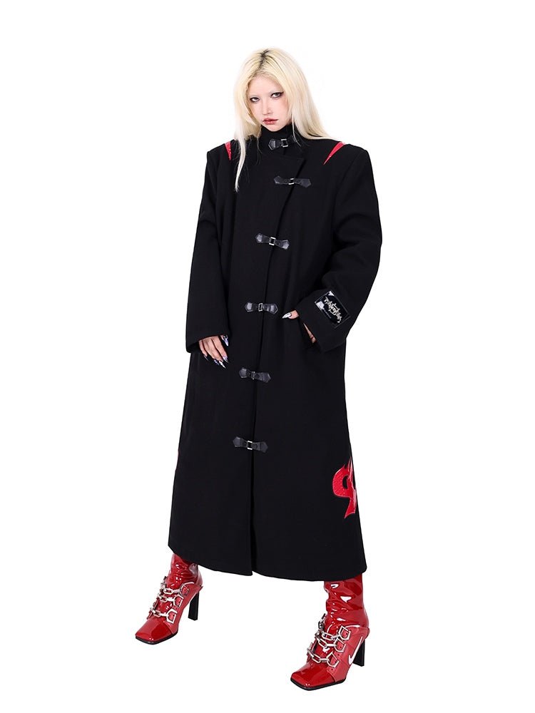 Flame LOGO Long Coat【s0000000362】 - SCULTURE（エスカルチャー）