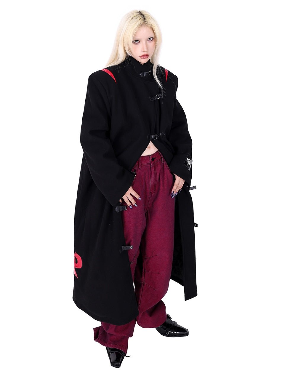 Flame LOGO Long Coat【s0000000362】 - SCULTURE（エスカルチャー）