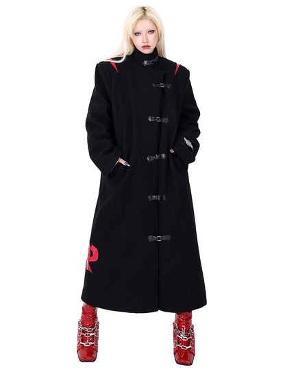 Flame LOGO Long Coat【s0000000362】 - SCULTURE（エスカルチャー）