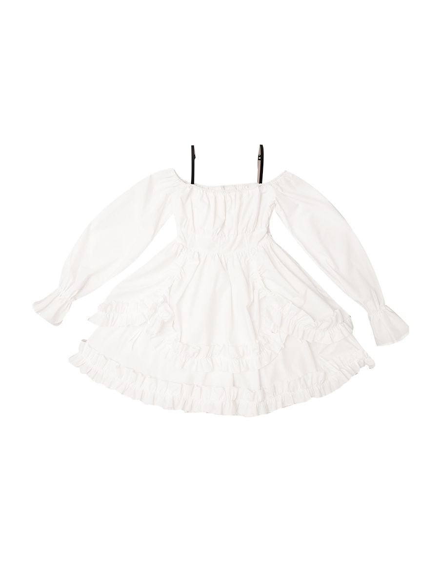 Frill Gothic Girly Fluffy One-piece【s0000000082】 - SCULTURE（エスカルチャー）