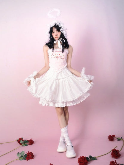 Frill lace fluffy short skirt【s0000001117】 - SCULTURE（エスカルチャー）