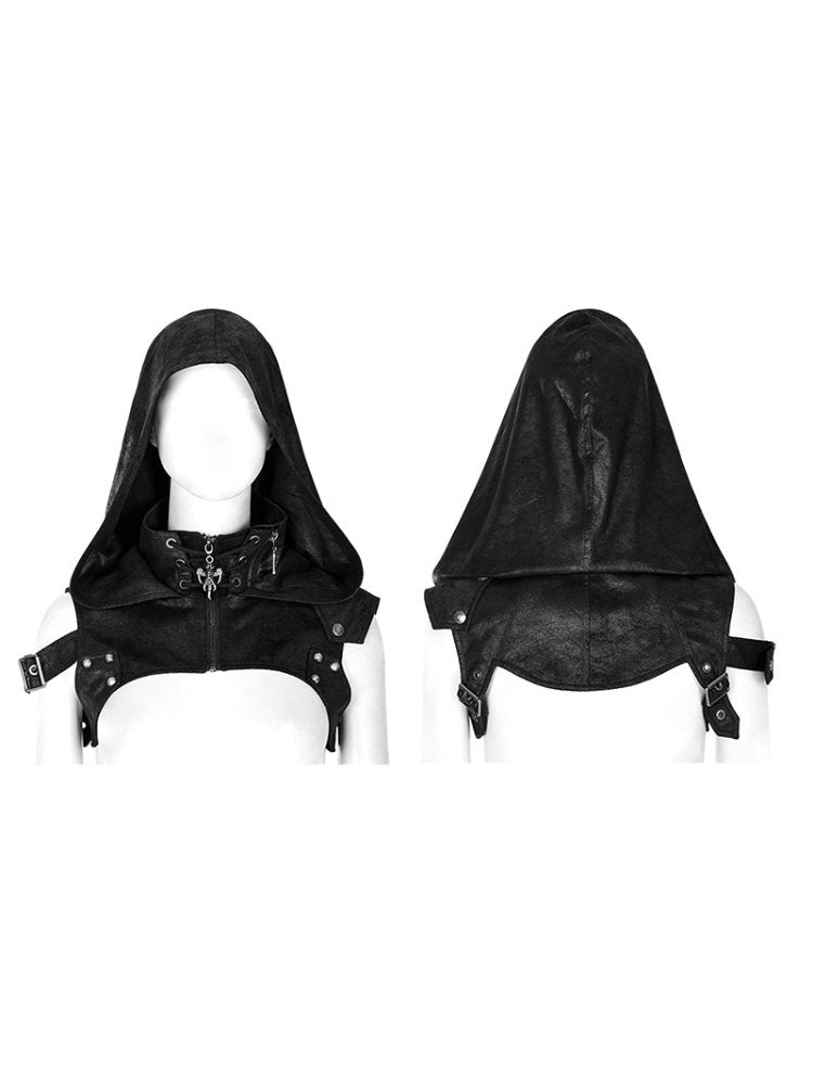 Gothic hooded shoulder strap【s0000001074】 - SCULTURE（エスカルチャー）