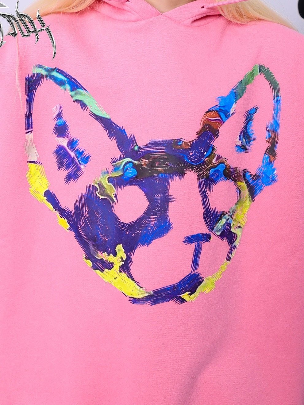 Graffiti Art Cat Loose Hooded【s0000000341】 - SCULTURE（エスカルチャー）