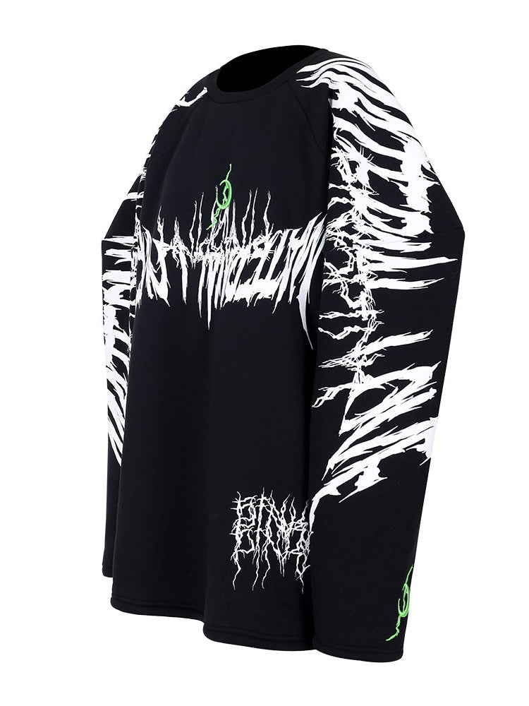 Impact Letter Printing Loose Pullover【s0000000281】 - SCULTURE（エスカルチャー）