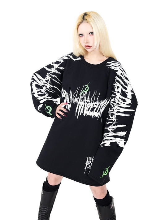 Impact Letter Printing Loose Pullover【s0000000281】 - SCULTURE（エスカルチャー）