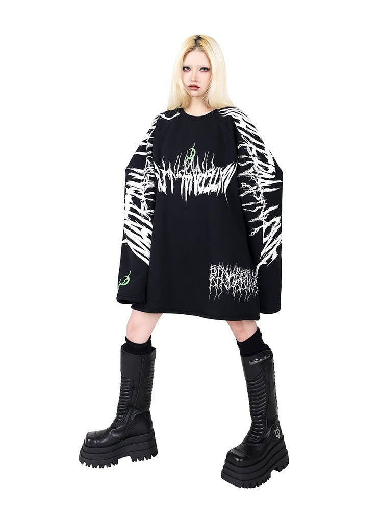 Impact Letter Printing Loose Pullover【s0000000281】 - SCULTURE（エスカルチャー）