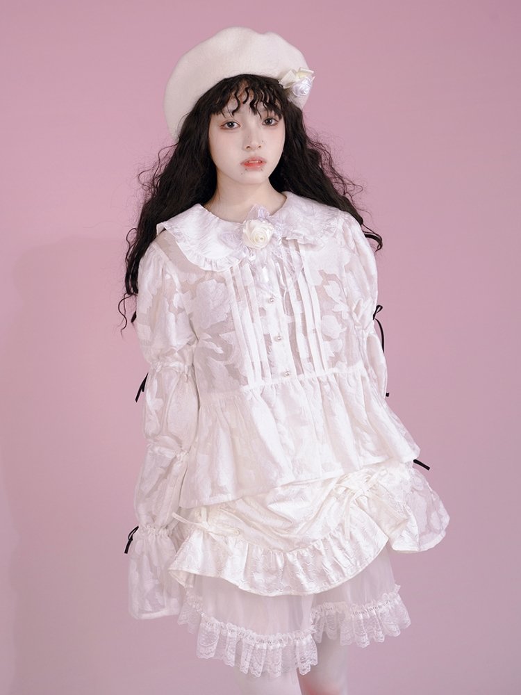 Long-sleeved Bubble Shirt【s0000001111】 - SCULTURE（エスカルチャー）