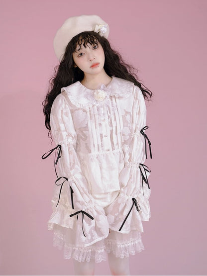 Long-sleeved Bubble Shirt【s0000001111】 - SCULTURE（エスカルチャー）