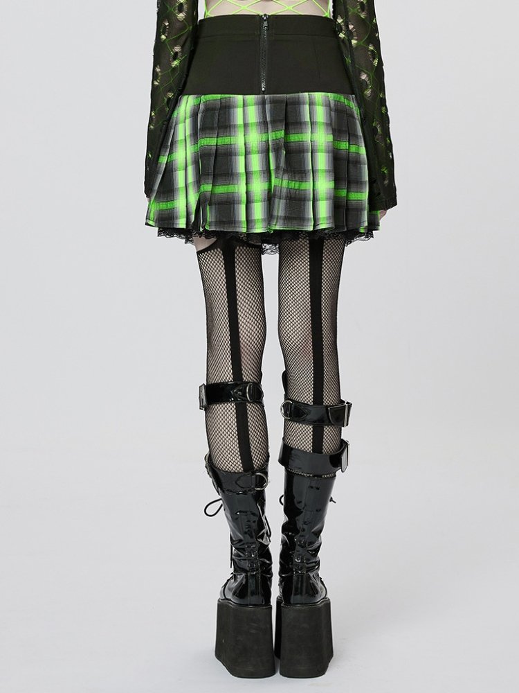 Punk Wide Swing Short Skirt【s0000001070】