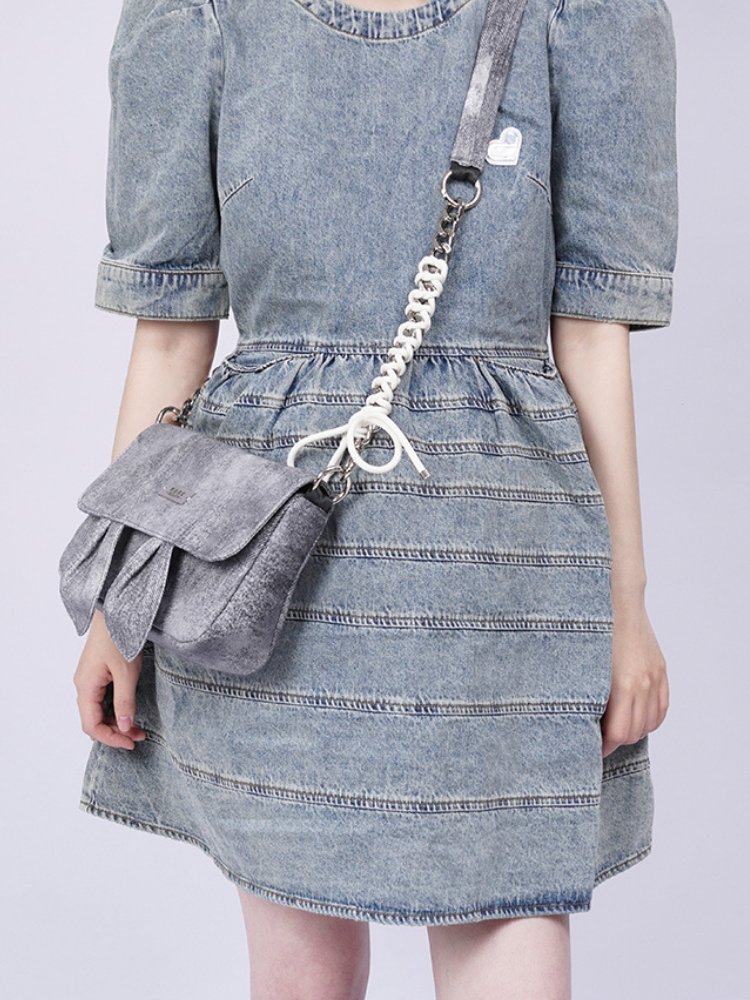 Rabbit  denim shoulder Bag【s0000001036】