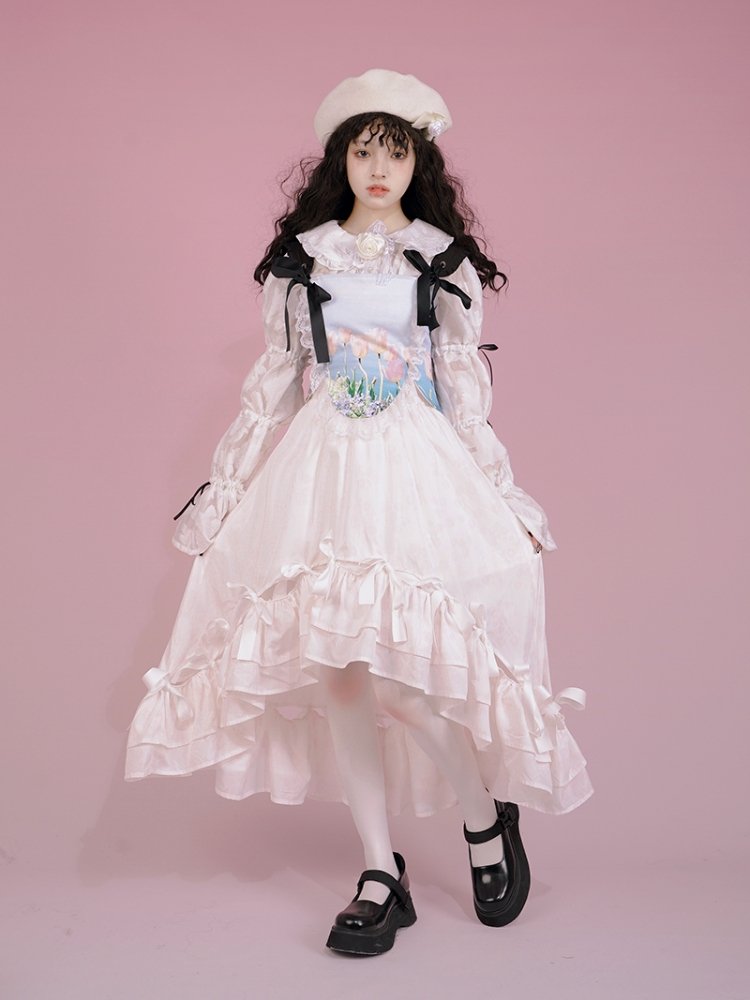 Retro Cute Long Skirt【s0000001110】 - SCULTURE（エスカルチャー）