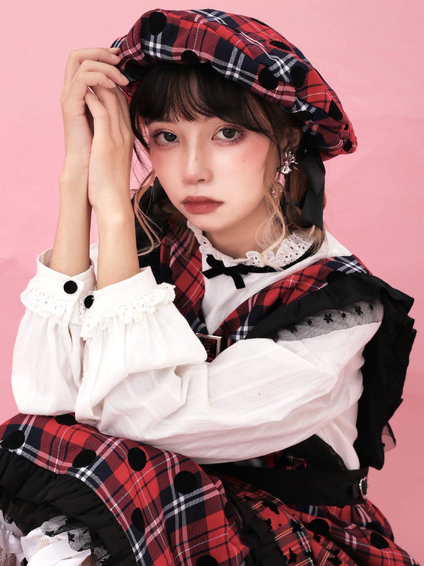 Retro Plaid Beret【s0000000395】 - SCULTURE（エスカルチャー）