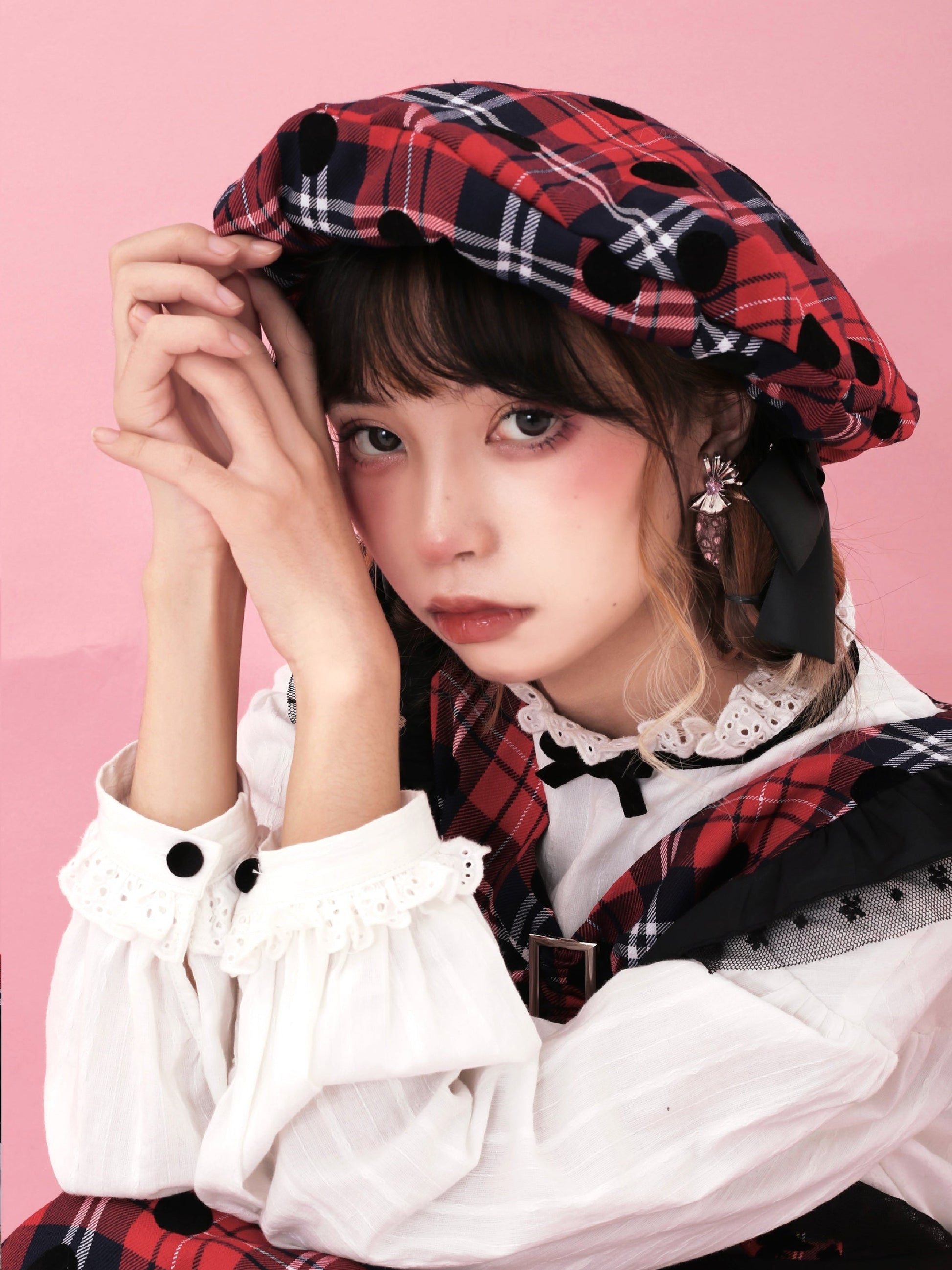 Retro Plaid Beret【s0000000395】 - SCULTURE（エスカルチャー）