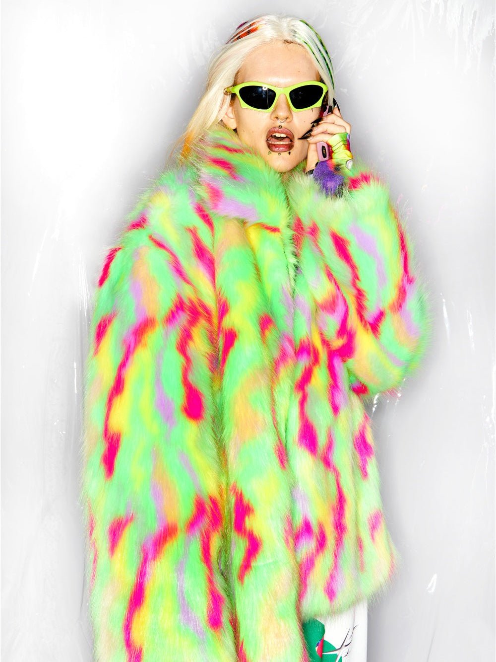 Street Loose Faux Fur Coat & Hat【s0000000233】 - SCULTURE（エスカルチャー）