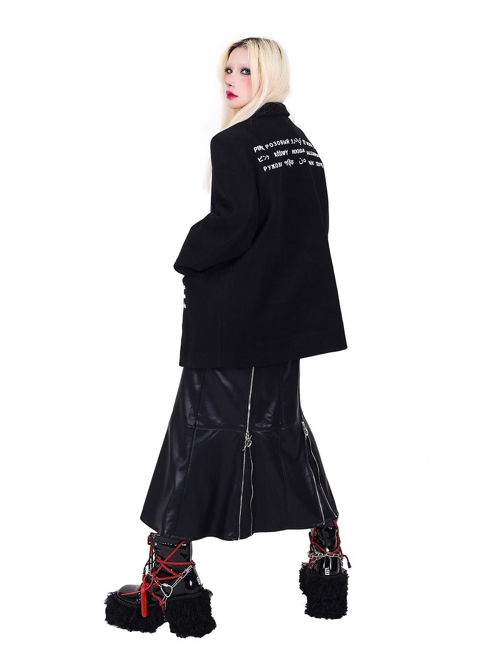 Zipper A-line PU Long Leather Skirt【s0000000306】 - SCULTURE（エスカルチャー）