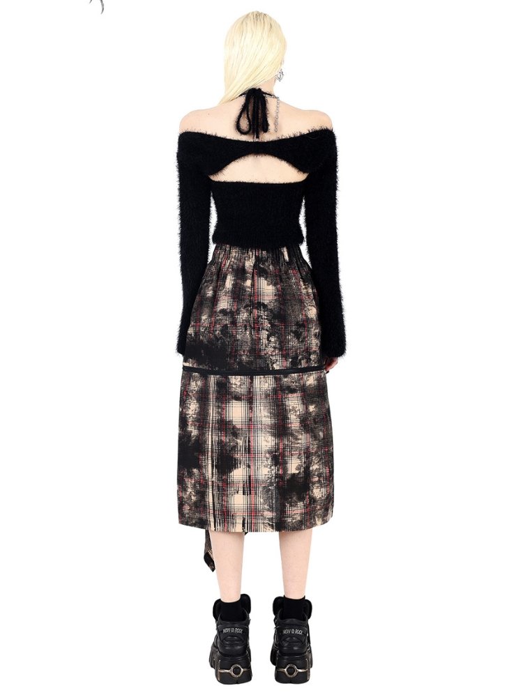 Zipper Detachable Stitching A-line Skirt【s0000000897】 - SCULTURE（エスカルチャー）